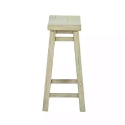 Sawgrass Wooden Saddle Seat Counter Stool