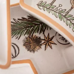 Scandi Christmas Tree 3-pc. Serving Platter Set