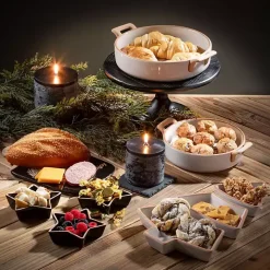 Scandi Christmas Tree 3-pc. Serving Platter Set