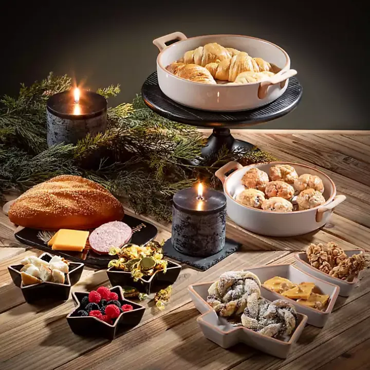 Scandi Christmas Tree 3-pc. Serving Platter Set