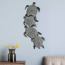 Sea Turtle Metal Plaque