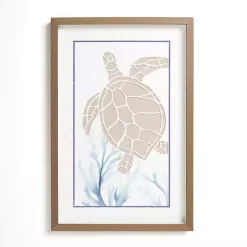 Sea Turtle Shadowbox Wall Plaque