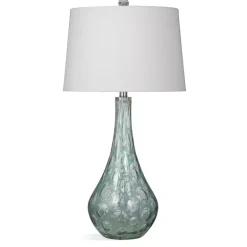 Seafoam Green Teardrop Table Lamp