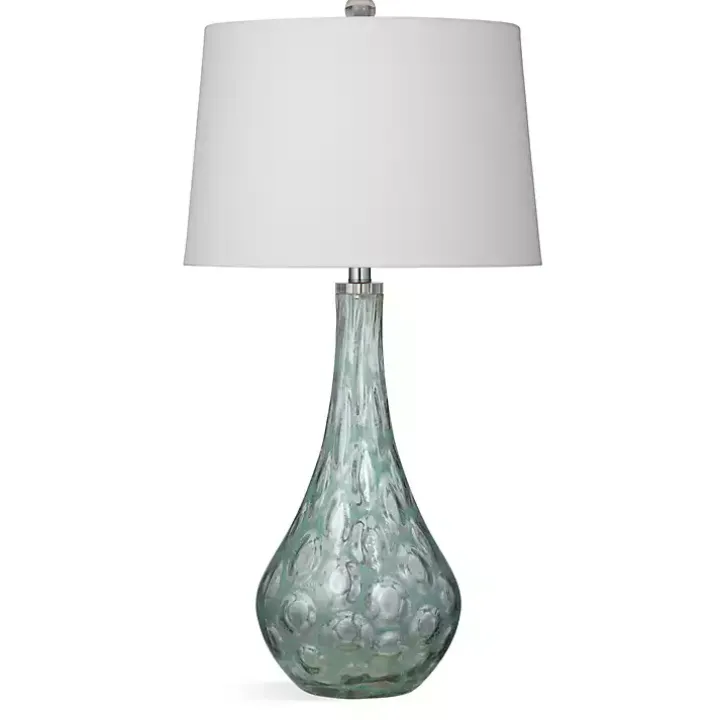 Seafoam Green Teardrop Table Lamp