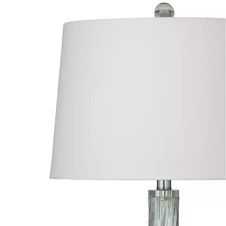 Seafoam Green Teardrop Table Lamp