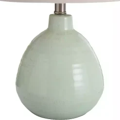 Seafoam Mint Green Ceramic Table Lamp