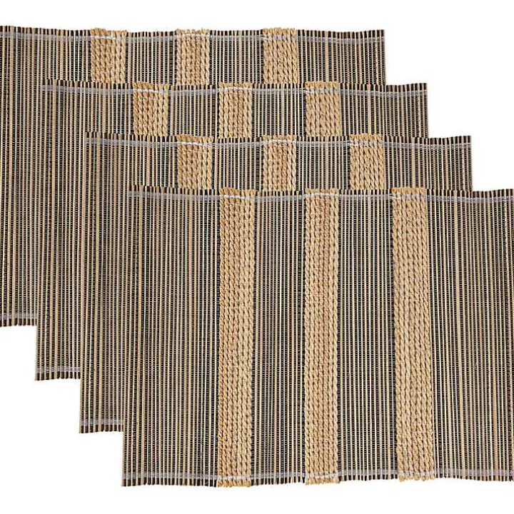 Seagrass Striped 4-pc. Placemat Set