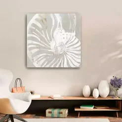 Seashell Close Up Canvas Art Print