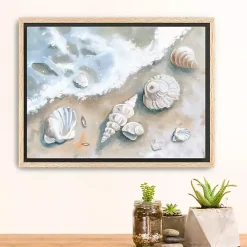 Seashells by the Seashore Framed Canvas Art Print