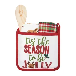 Season to be Jolly 4-pc. Pot Holder and Towel Set