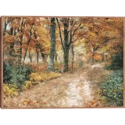 Seasonal Colors Framed Canvas Art Print