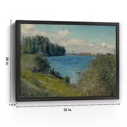 Seine at Argenteuil Framed Canvas Art Print