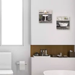 Serene Bath 2-pc. Canvas Art Print Set