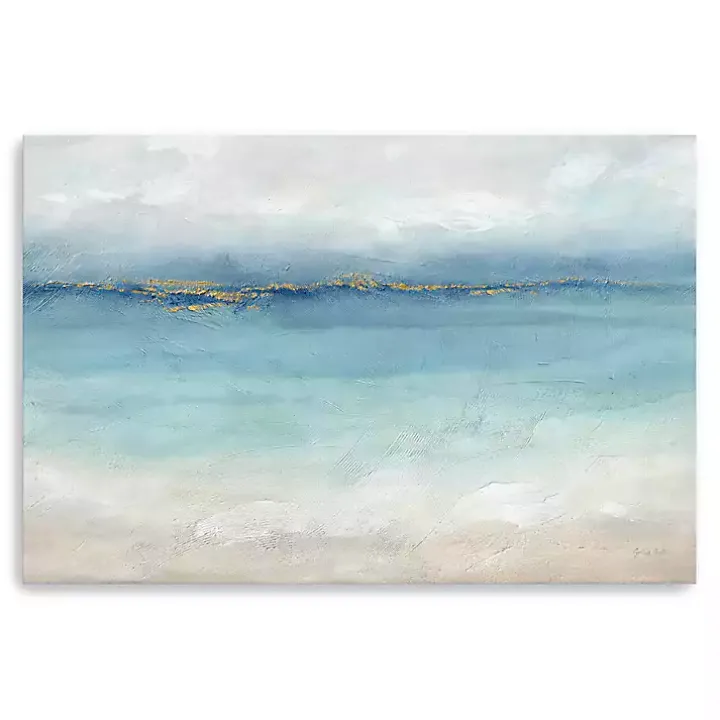 Serene Sea Abstract Canvas Wall Art