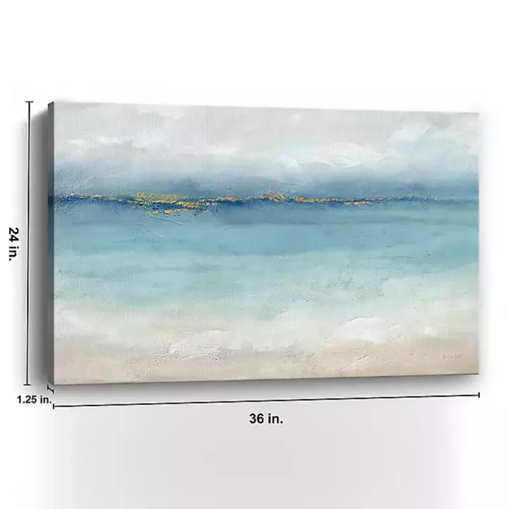 Serene Sea Abstract Canvas Wall Art