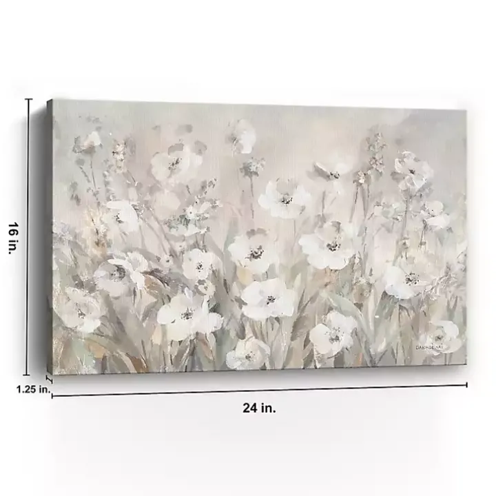 Shades of White Canvas Art Print, 16x24