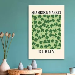 Shamrock Market Canvas Art Print