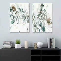 Shattered Glass Canvas Art Prints, Set of 2