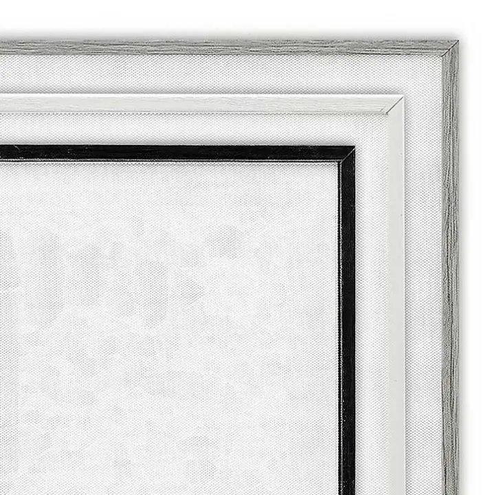 Sheep with Santa Hat Framed Canvas Art Print