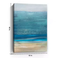 Shoreline Brushstrokes Canvas Art Print, 32x48 in.