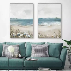 Shoreline Slepndor Framed Canvas Art Prints