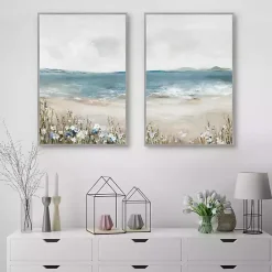 Shoreline Slepndor Framed Canvas Art Prints