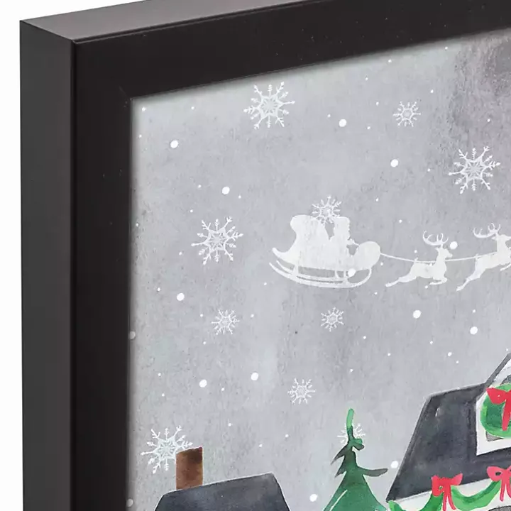 Silent Night Holy Night Canvas Wall Plaque