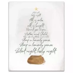 Silent Night Tree Canvas Art Print