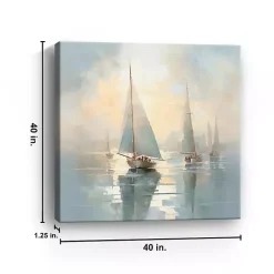 Silent Sailing Canvas Art Print