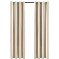 Silky Wheat Blackout Curtain Panel, 95 in.