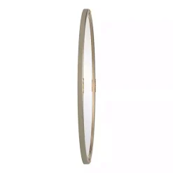 Silver and Gold Carlton Oval Wall Mirror