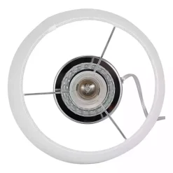 Silver Crystal Orb Table Lamps, Set of 2