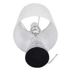 Silver Crystal Orb Table Lamps, Set of 2