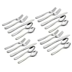 Silver Dylan 20-pc. Everyday Flatware Set