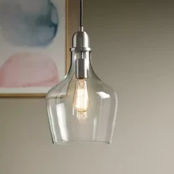 Silver Glass Avalon Pendant Light