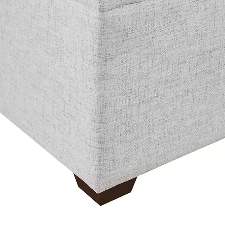 Silver Gray Modular Corner Accent Chair
