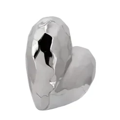 Silver Heart Figurine