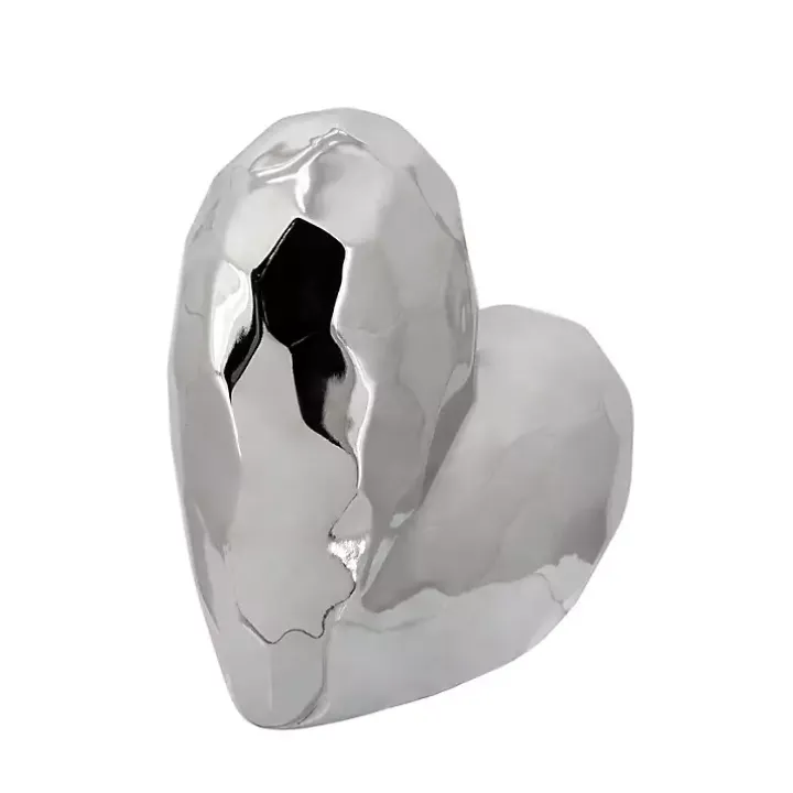 Silver Heart Figurine