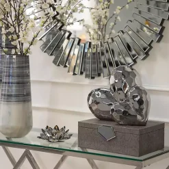 Silver Heart Figurine