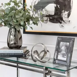 Silver Matte Knot Sculpture