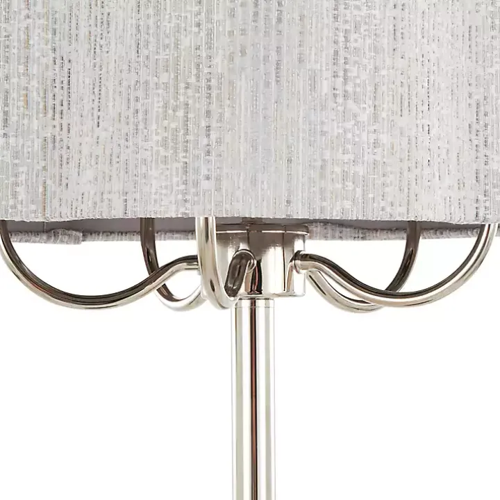 Silver Metal Lila Table Lamp