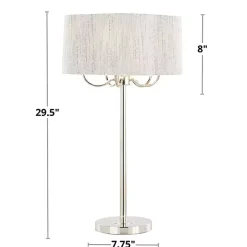 Silver Metal Lila Table Lamp