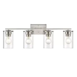 Silver Metal Modern Vanity Light
