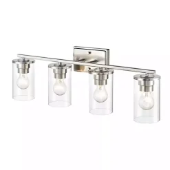Silver Metal Modern Vanity Light