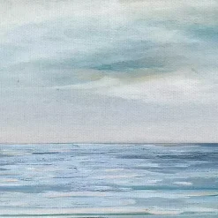 Silver Shore Canvas Art Print