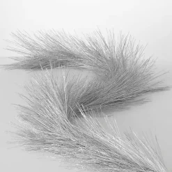 Silver Sparkle Pine Christmas Garland