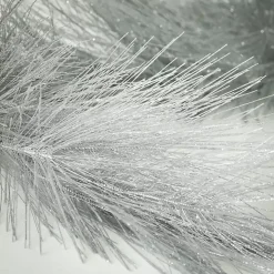 Silver Sparkle Pine Christmas Garland