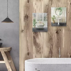 Simple Pleasures Bath Canvas Art Prints, Set of 2