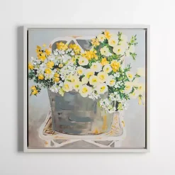 Sitting Pretty Framed Canvas Art Print