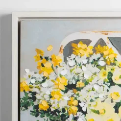 Sitting Pretty Framed Canvas Art Print